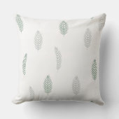 20インチx 20インチ「落下する葉」ポリエステル クッション (正面)