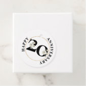 20エレガント周年記念メッセージカード フェイバータグ (インサイチュ)