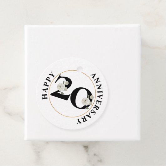 20エレガント周年記念メッセージカード フェイバータグ (インサイチュ)