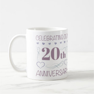 20エレガント周年記念ラ結婚ベンダー コーヒーマグカップ