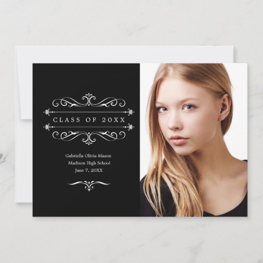 20エレガントXXクラス | ブラック 案内状 (正面)