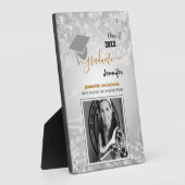 20エレガントXXクラス、写真、トップパー卒業 フォトプラーク (側面)