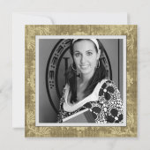 20エレガントXXクラス、写真、トップパー卒業 招待状 (裏面)