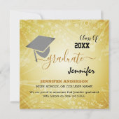 20エレガントXXクラス、写真、トップパー卒業 招待状 (正面)