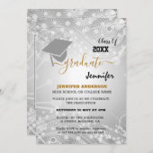 20エレガントXXクラス、写真、トップパー卒業 招待状 (正面/裏面)