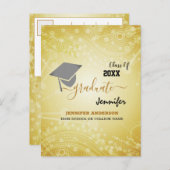 20エレガントXXクラス、写真、トップパー卒業 案内ポストカード (正面/裏面)