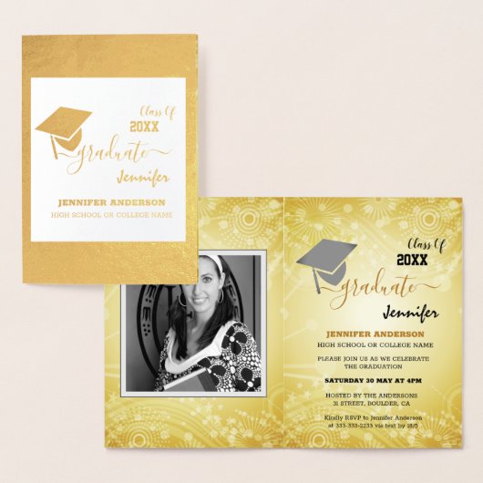 20エレガントXXクラス、写真、トップパー卒業 箔カード (ディスプレー)