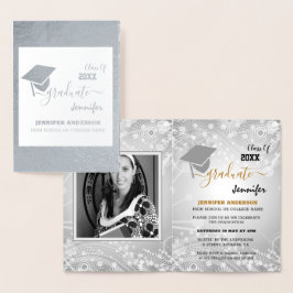 20エレガントXXクラス、写真、トップパー卒業 箔カード