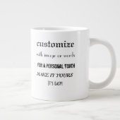 20オンスのジャンボマグカップを個人用にする ジャンボコーヒーマグカップ (右)