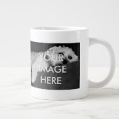 20オンスのマグをカスタマイズ可能 ジャンボコーヒーマグカップ (右)