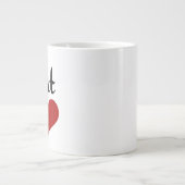 20オンスのマグARTをパーソナライズする準備が私の開始♥ ジャンボコーヒーマグカップ (正面)