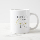 20オンスの私の生活。マグ ジャンボコーヒーマグカップ (右)