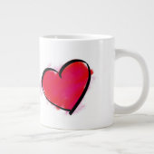 20オンスカスタムジャンボコクラシックーヒーラブマグザズイット(_I) ジャンボコーヒーマグカップ (右)