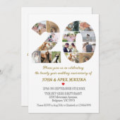 20カスタム年結婚記念 招待状 (正面/裏面)