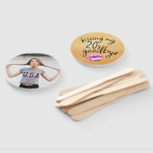 20キスをするsさよならパーソナライズされた ハンドファン (組立なし)