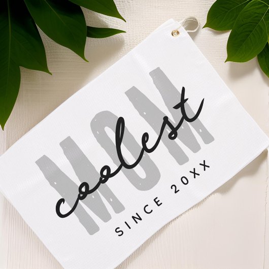 20クールXX年からのマモダンムシンプル名門私立校風の ゴルフタオル