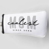 20クールXX年からのマモダンムシンプル名門私立校風の ゴルフヘッドカバー (正面)