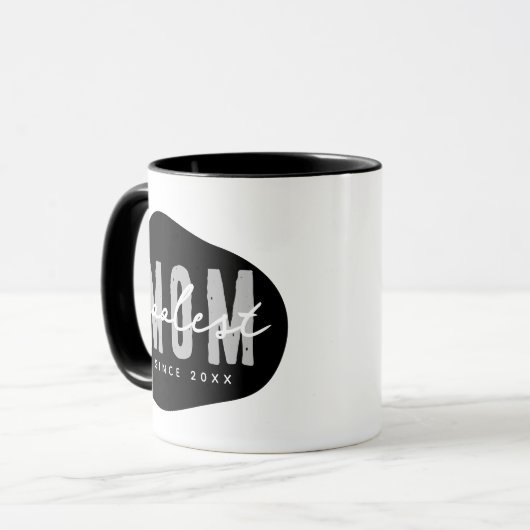 20クールXX年からのマモダンムシンプル名門私立校風の マグカップ (正面左)