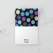 20サイドサイコロDNDゲーム子供の誕生日パーティー カード (内部)