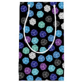 20サイドサイコロDNDゲーム子供の誕生日パーティー スモールペーパーバッグ (正面)