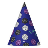 20サイドサイコロDNDゲーム子供の誕生日パーティー パーティーハット (左)