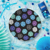 20サイドサイコロDNDゲーム子供の誕生日パーティー ペーパープレート (パーティー)