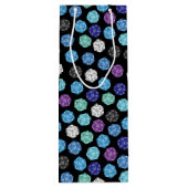 20サイドサイコロDNDゲーム子供の誕生日パーティー ワインギフトバッグ (裏面)