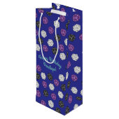 20サイドサイコロDNDゲーム子供の誕生日パーティー ワインギフトバッグ (裏面アングル)