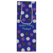 20サイドサイコロDNDゲーム子供の誕生日パーティー ワインギフトバッグ (正面)