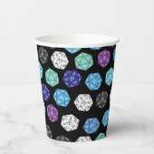 20サイドサイコロDNDゲーム子供の誕生日パーティー 紙コップ (左)