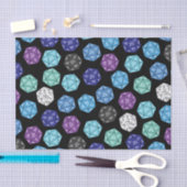 20サイドサイコロDNDゲーム子供の誕生日パーティー 薄葉紙 (クラフト)