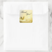 20サンキュースティッカーサニーモーニングファームカントリーR スクエアシール (バッグ)