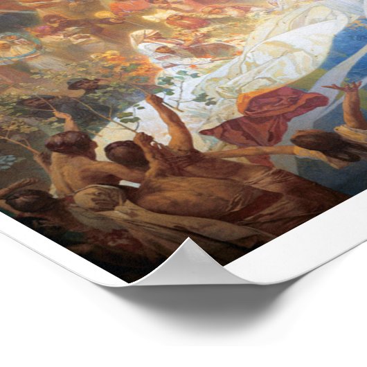 #20スラブのアポテアシス、ミュシャ ポスター (角)