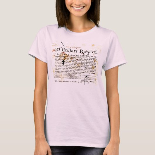 20ドルの報酬 Tシャツ (正面)