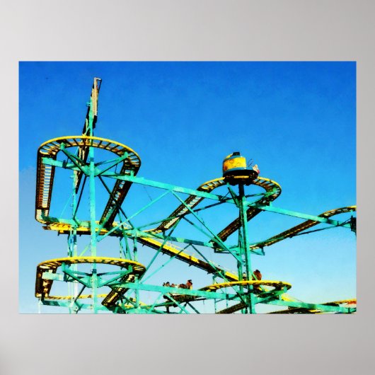 20ドル以下で開始 – ジェットコースター ポスター (正面)