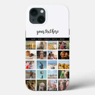 20パーソナライズされた写真家族ラブメモリーズ iPhone 13ケース