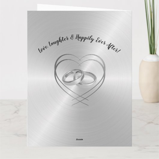 20パーソナライズされた周年記念結婚カードの夫 カード (裏面)