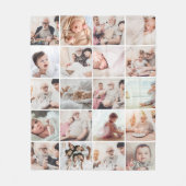 20パーソナライズされた枚の毛布 フリースブランケット (正面)