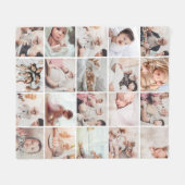 20パーソナライズされた枚の毛布 フリースブランケット (正面(横))