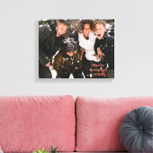 20パーソナライズされたXXで最高のお願い キャンバスプリント (インサイチュ (リビング))