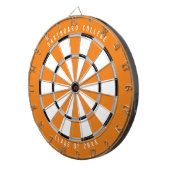 20パーソナライズされたXXの大学クラス |オレンジ ダーツボード (正面右)