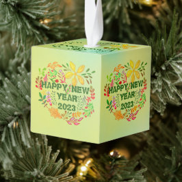 20パーソナライズされたXX年おめでとう キューブオーナメント