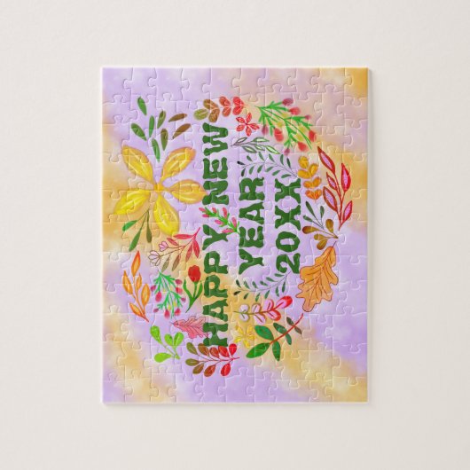 20パーソナライズされたXX年おめでとう ジグソーパズル (縦)