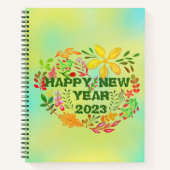 20パーソナライズされたXX年おめでとう ノートブック (正面)