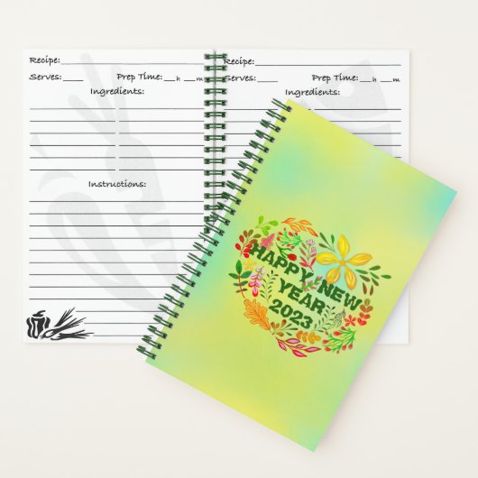 20パーソナライズされたXX年おめでとう ノートブック (内側)