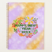 20パーソナライズされたXX年おめでとう プランナー手帳 (正面)