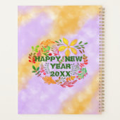 20パーソナライズされたXX年おめでとう プランナー手帳 (裏面)