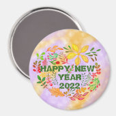 20パーソナライズされたXX年おめでとう マグネット (正面/裏面)