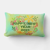 20パーソナライズされたXX年おめでとう ランバークッション (正面)