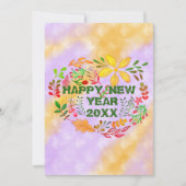 20パーソナライズされたXX年おめでとう 招待状 (正面)